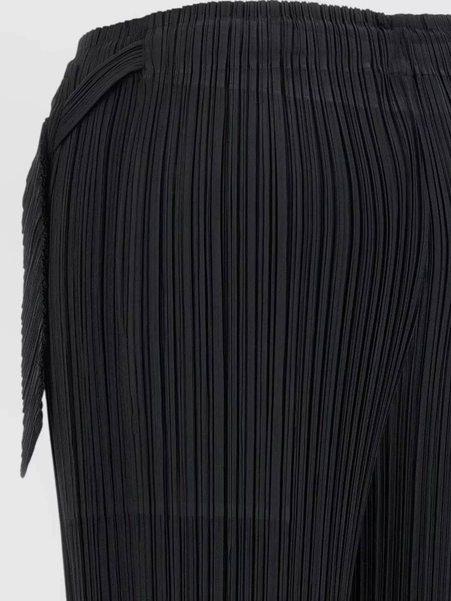 Pleats Please Issey Miyake Pleated Wide-Leg Pants
