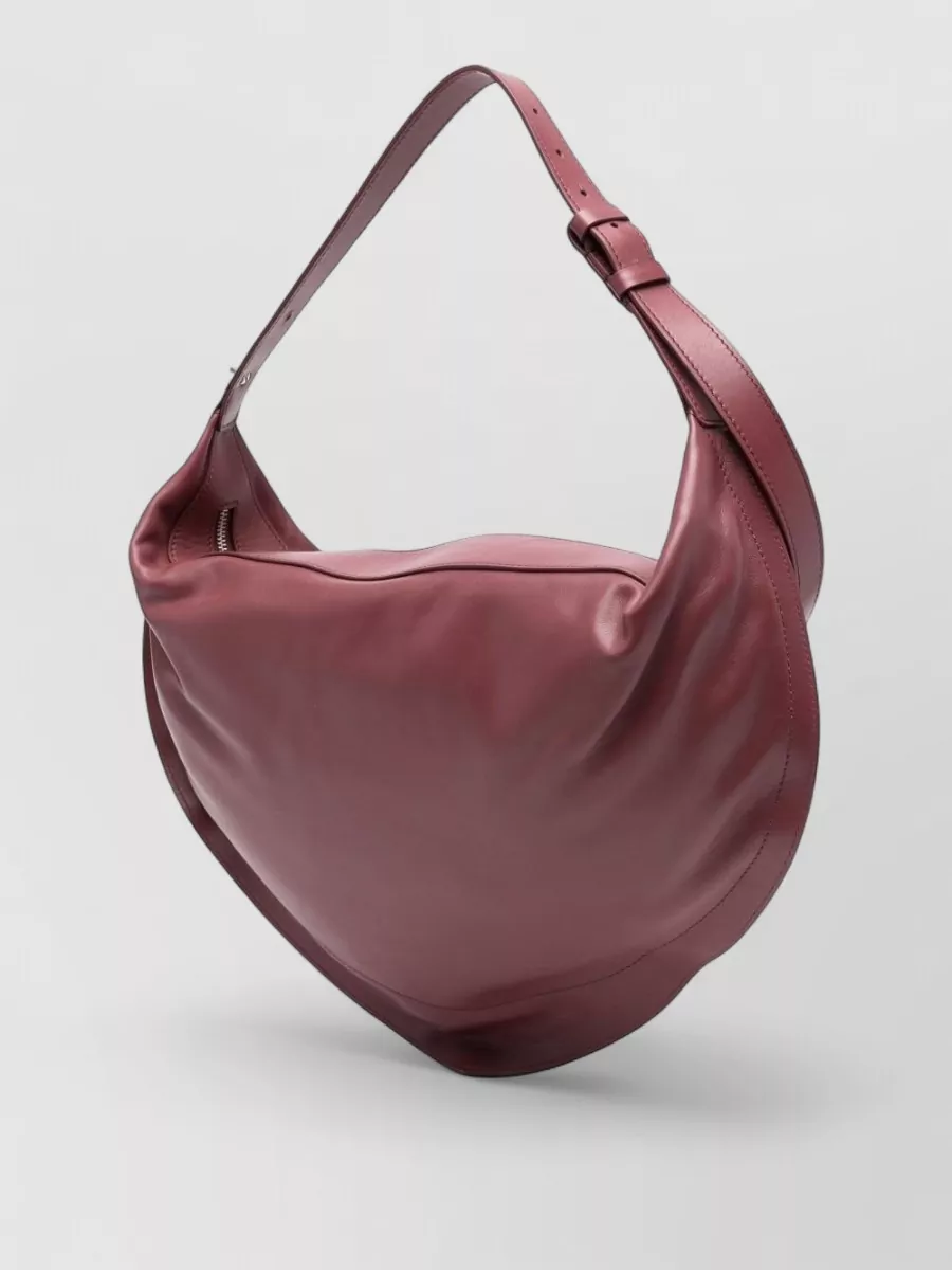 Federico Cina Leather Hobo Shoulder Bag