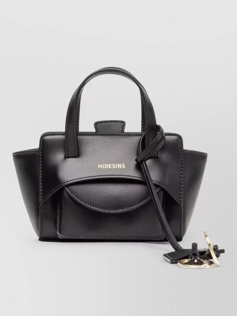 Hidesins calf leather flap mini bag