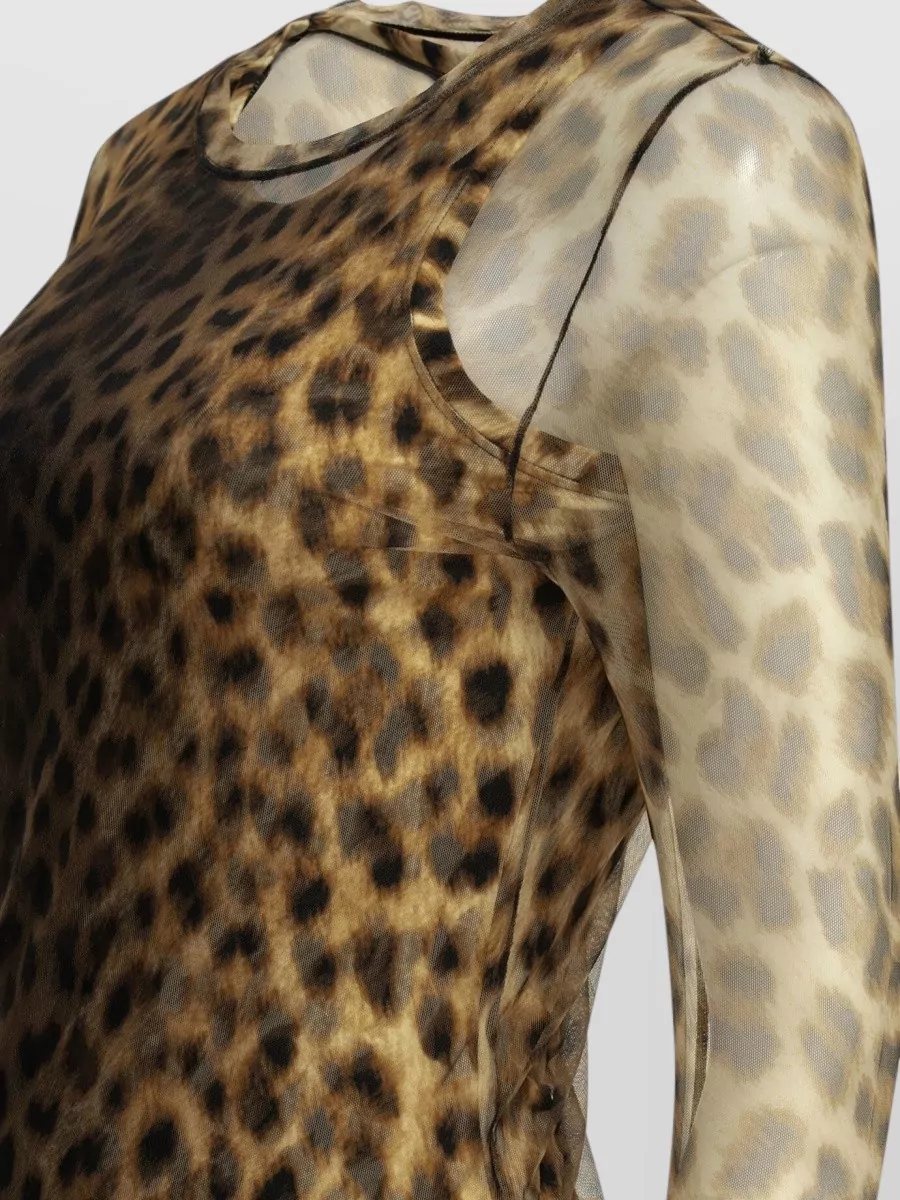 Sportmax Printed Fitted Top