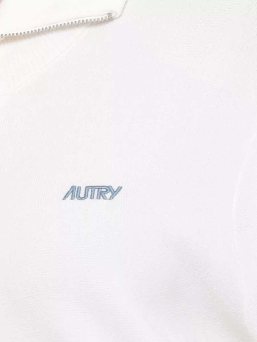 Autry Long-Sleeve Zip-Up Sweatshirt