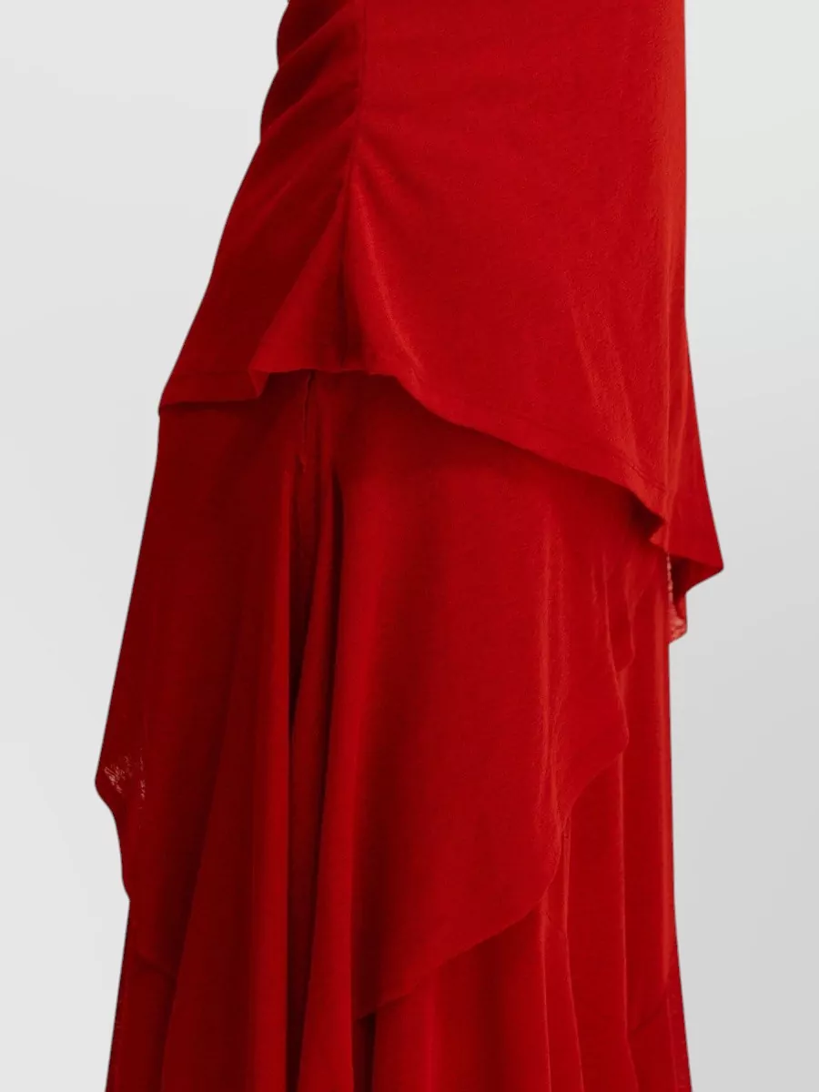 Ganni Draped Midi Dress