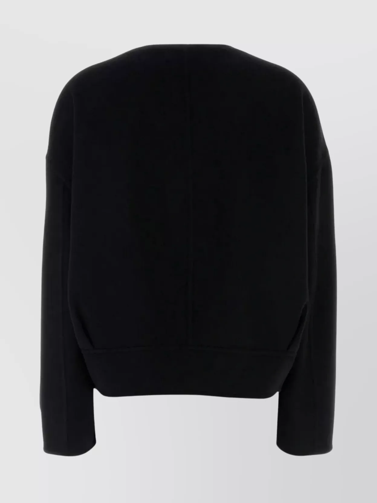 Marni Felt Blazer With Long Sleeves And Patch Pockets In Black