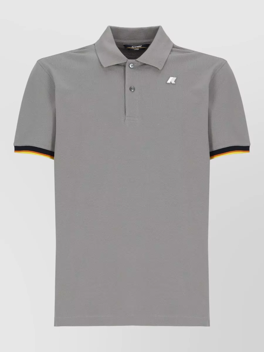 K-Way Cotton Short-Sleeve Polo Shirt