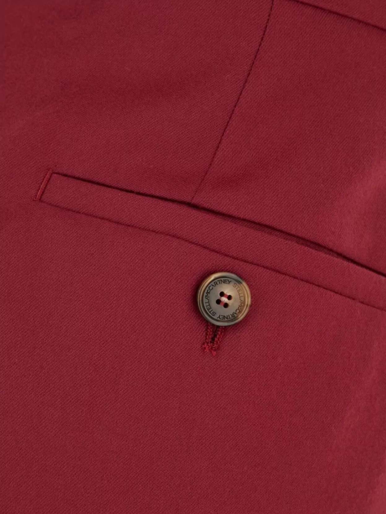 Stella Mccartney Wool Trousers With Belt Loops And Back Pocket
