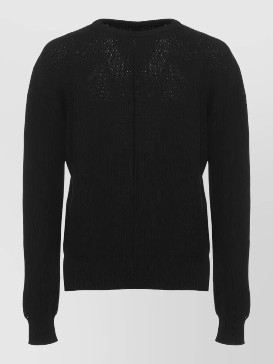 Rick Owens ribbed wool crewneck jumper