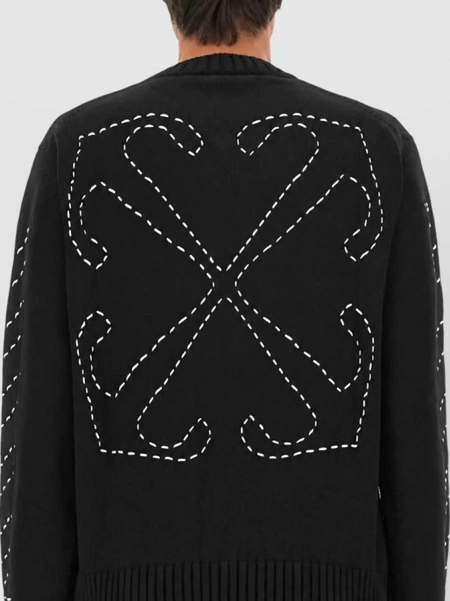 Off-White Logo-Print Jumper