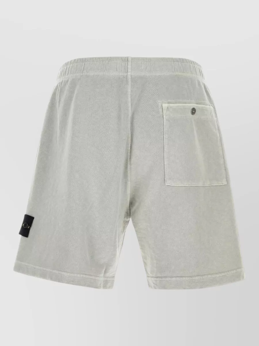 Stone Island Cotton Fleece Shorts