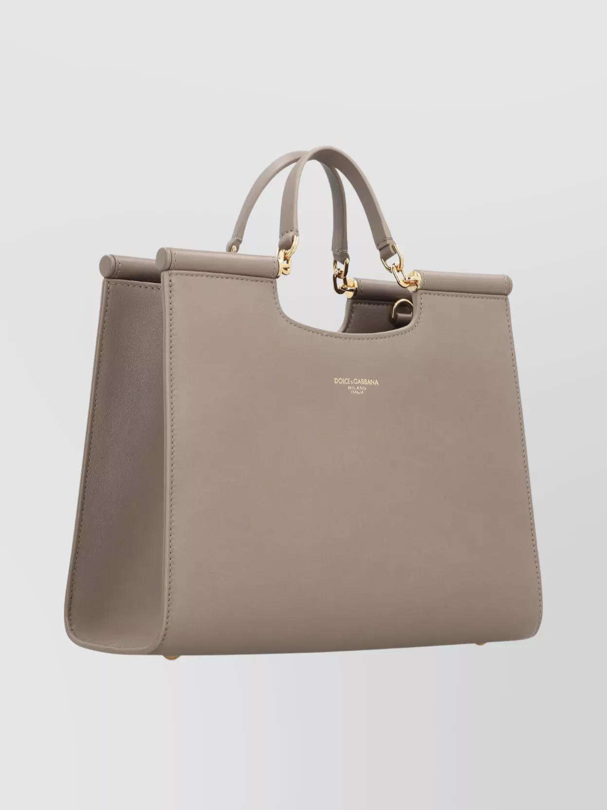 Dolce&Gabbana Sicily Small Leather Tote Bag