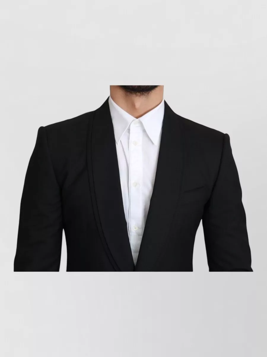 Dolce&Gabbana Virgin Wool Single Breasted Blazer