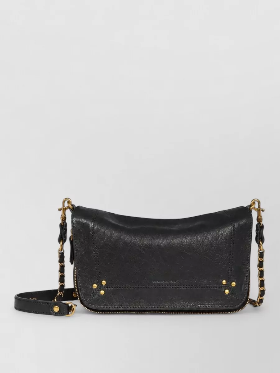 Jérôme Dreyfuss Leather Clutch Bag In Brown