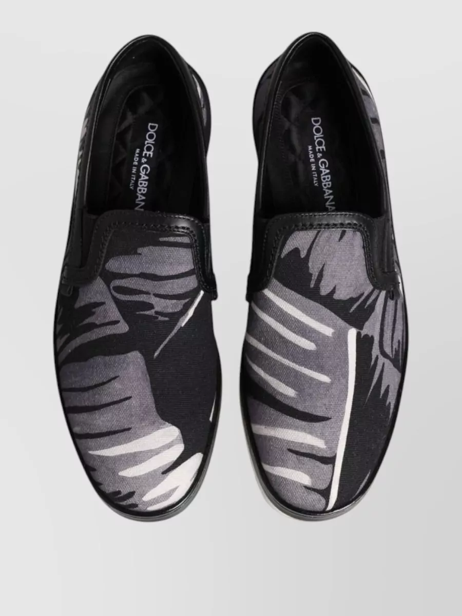 Dolce&Gabbana Printed Slip-On Loafers
