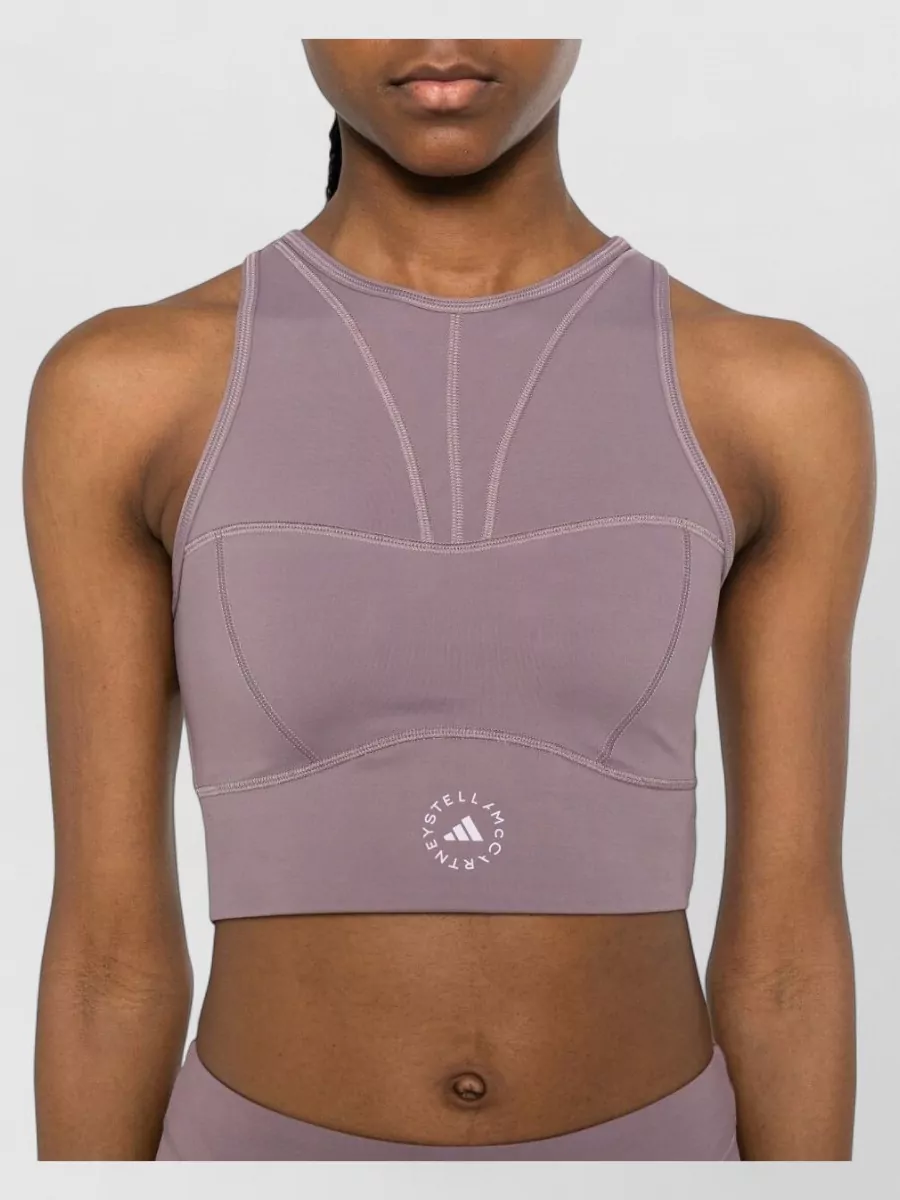 Adidas By Stella Mccartney Mesh Panel Bralette