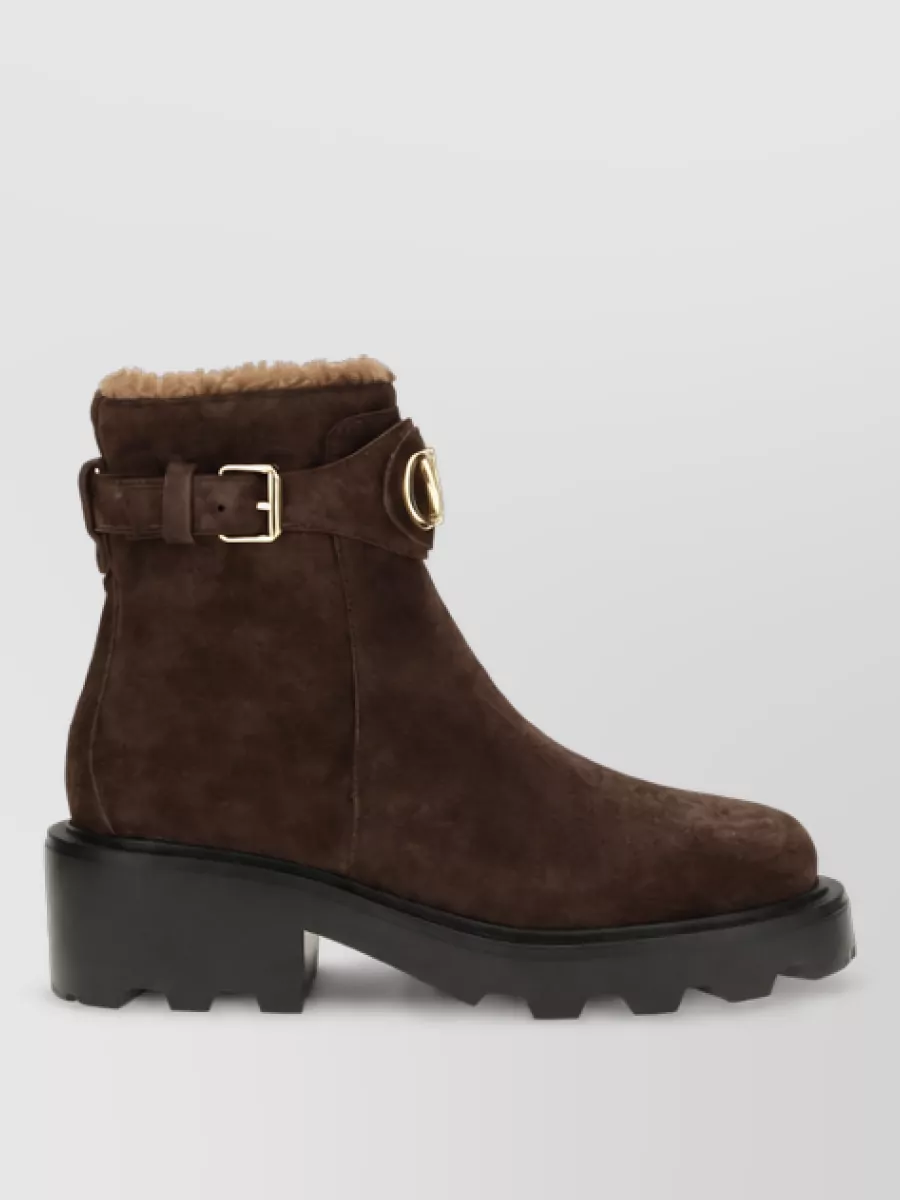 Valentino Garavani Leather Ankle Boots
