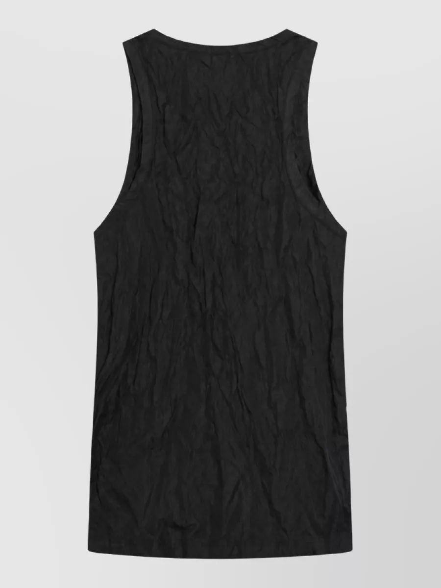 Totême Cotton Crinkled Tank Bodysuit