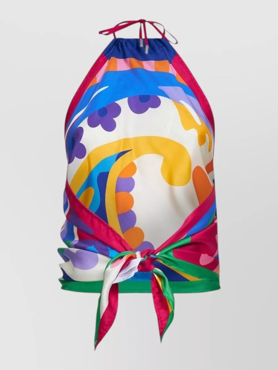 Etro Silk Sleeveless Paisley-Print Blouse