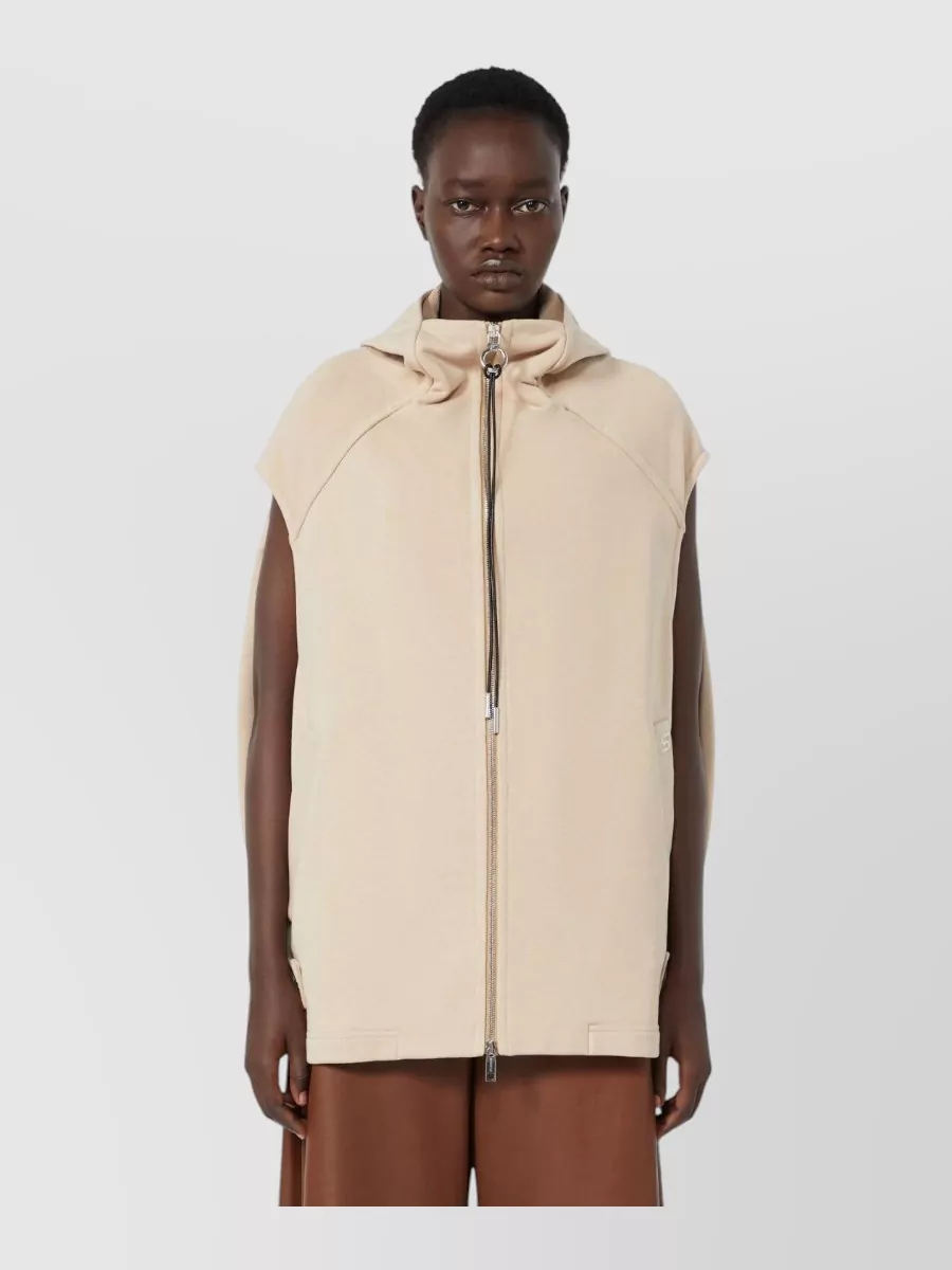 Sportmax Oversized Cotton Sweatshirt Vest