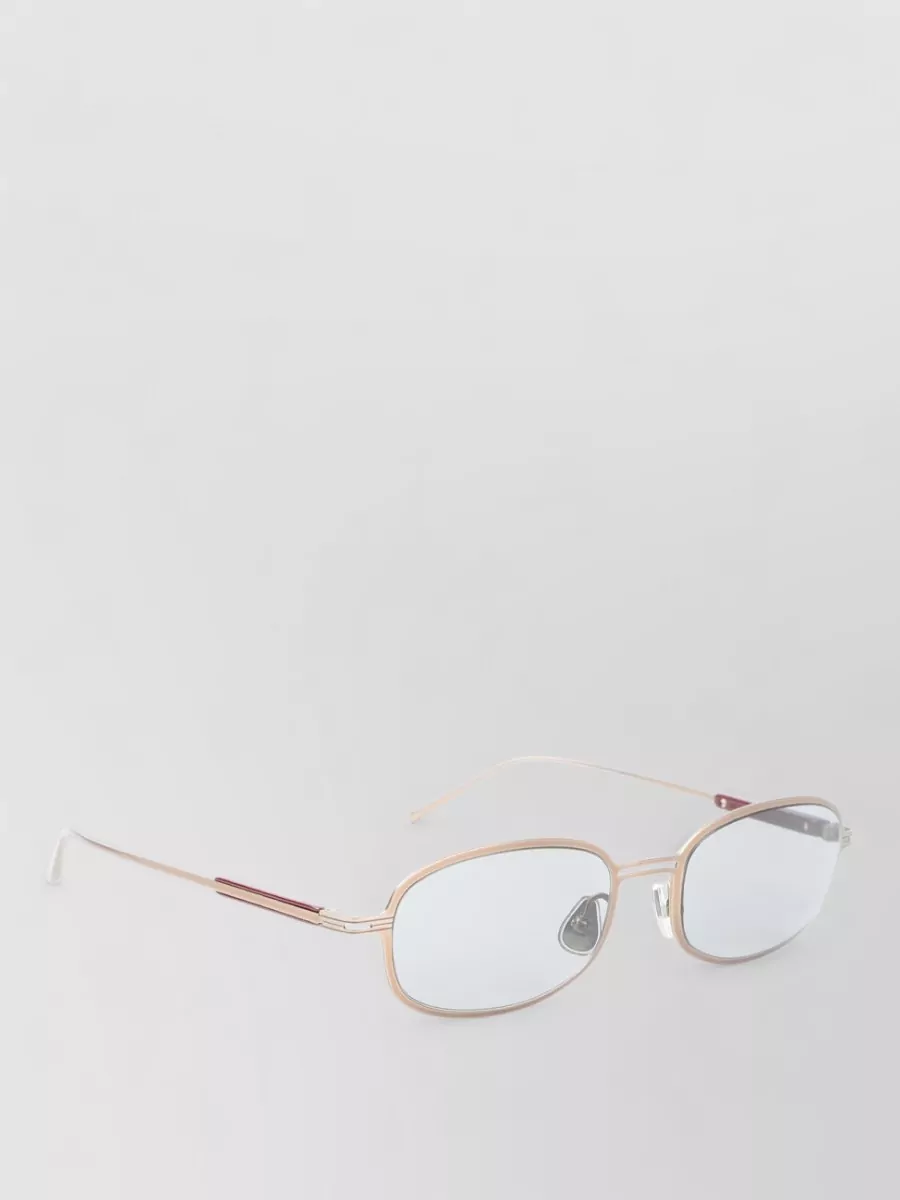 Brunello Cucinelli Oval Acetate Sunglasses