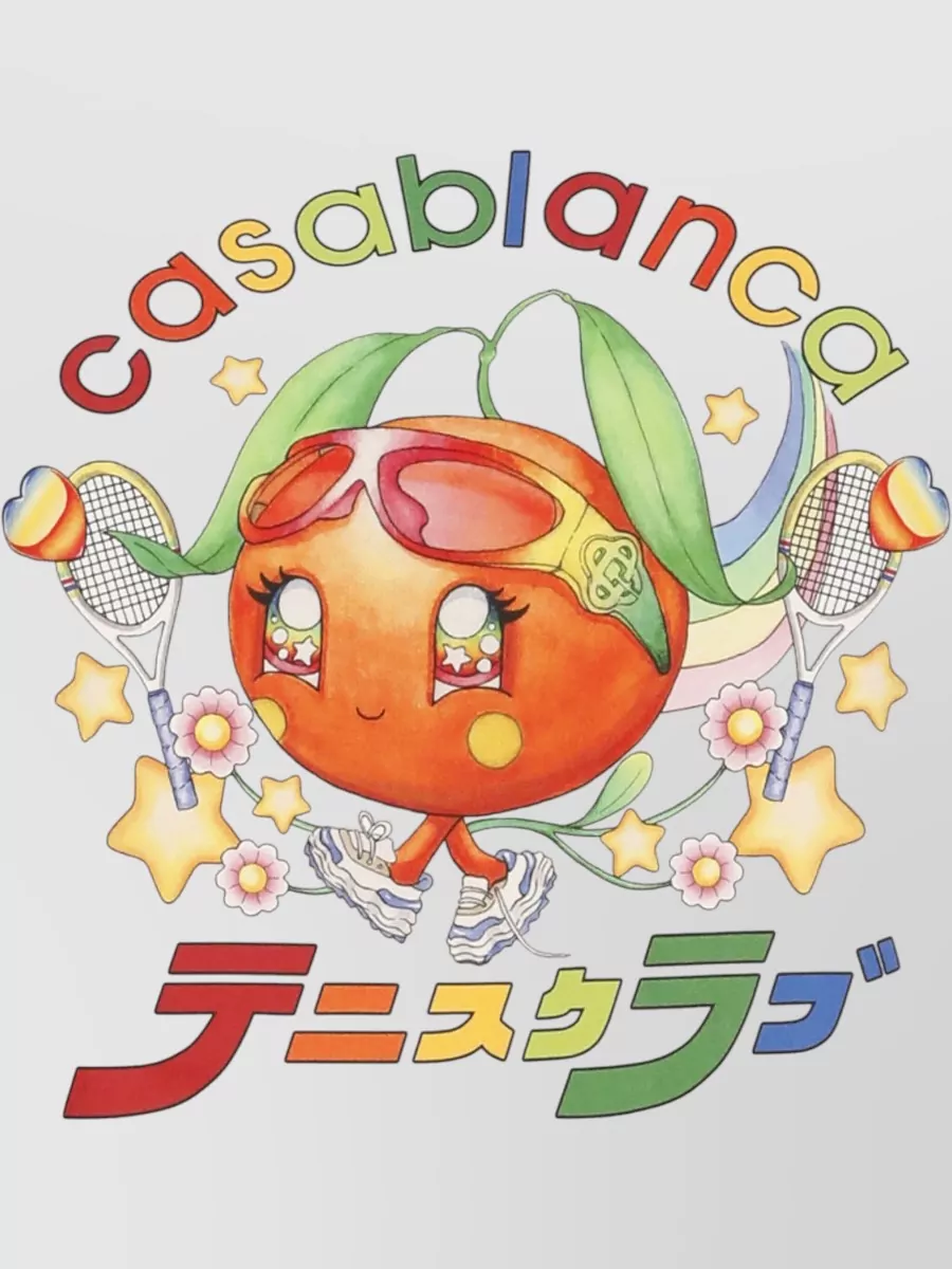 Casablanca Knee Length Cotton Dress Short Sleeves