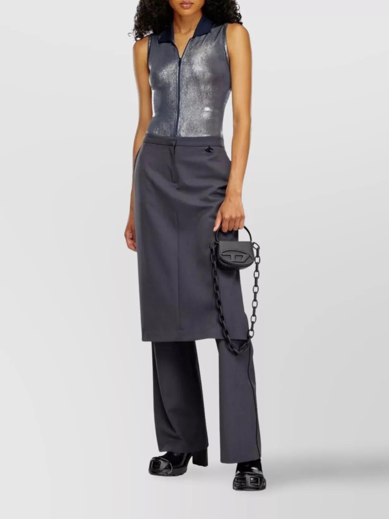 Diesel Regular-Fit Wide-Leg Trousers