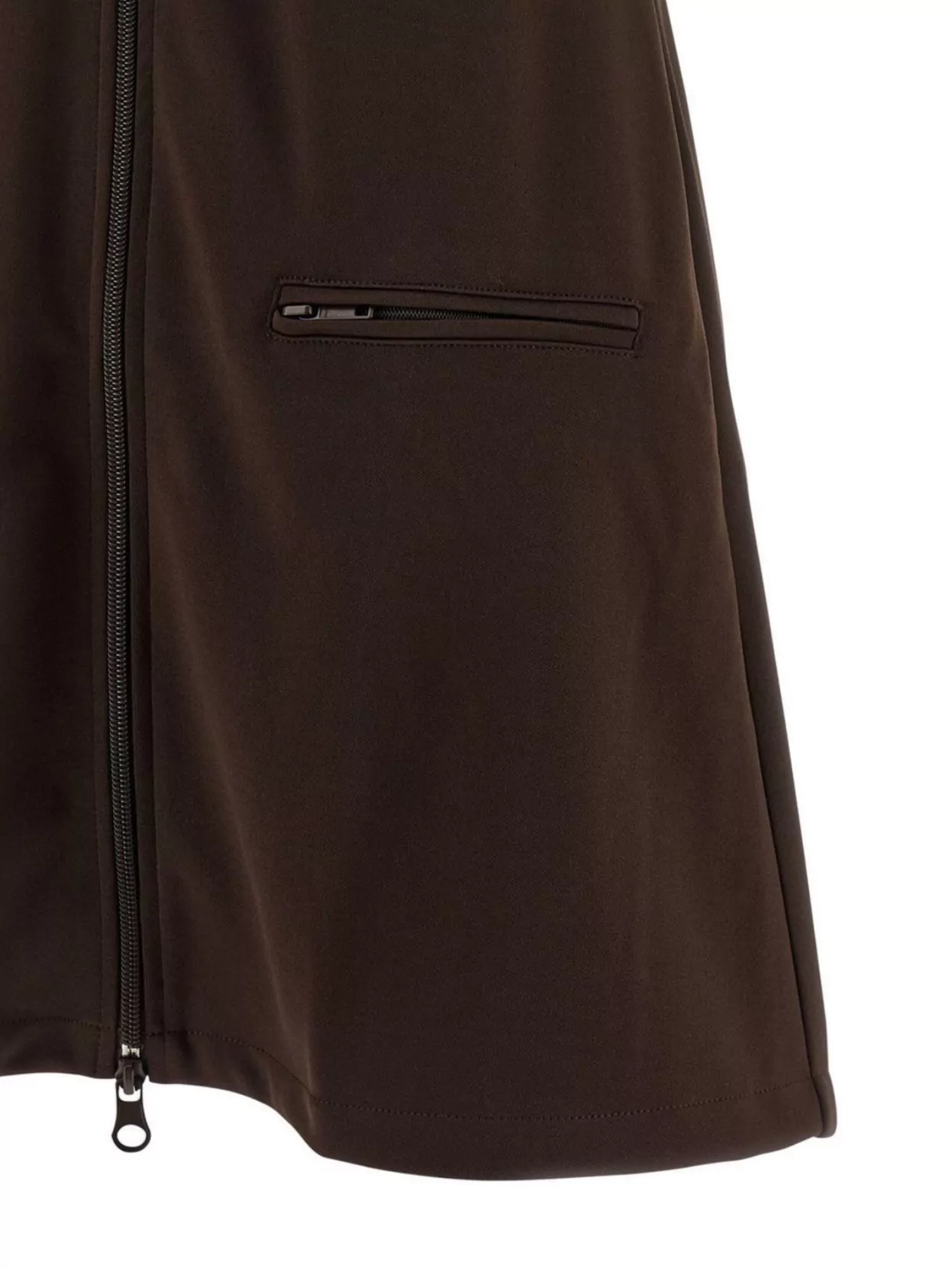 Courrèges Mini Dress With High Collar And Pockets