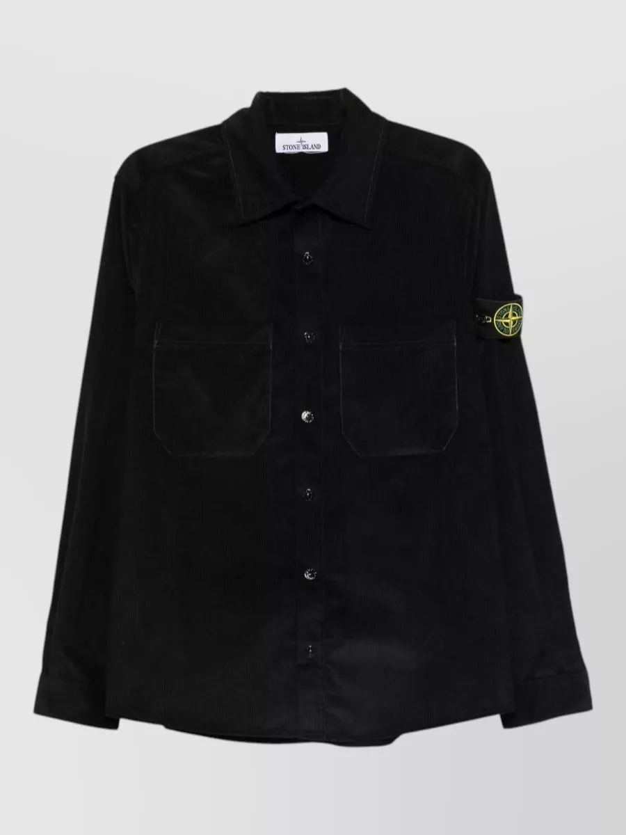 Stone Island corduroy shirt jacket