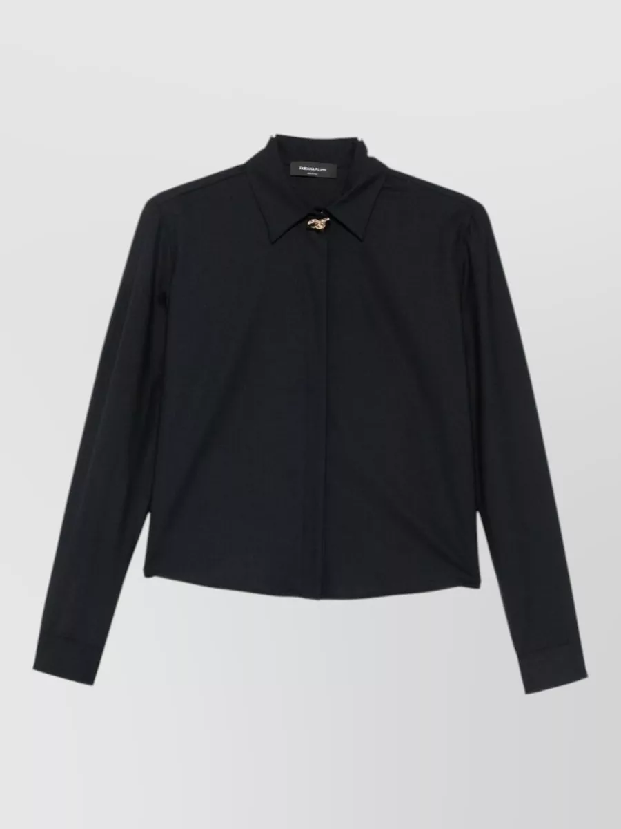 Fabiana Filippi virgin wool boxy shirt