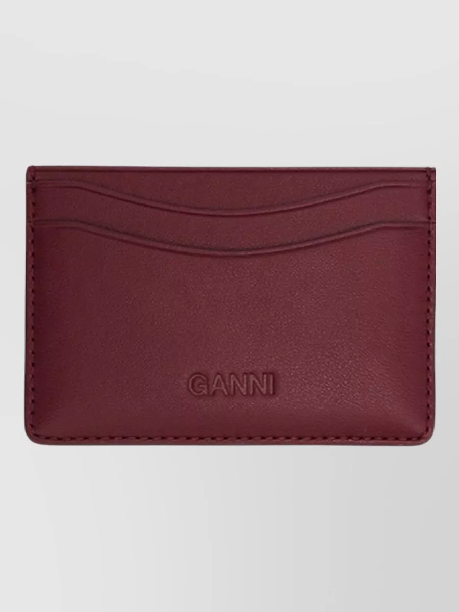 Ganni Recycled Leather Card Holder