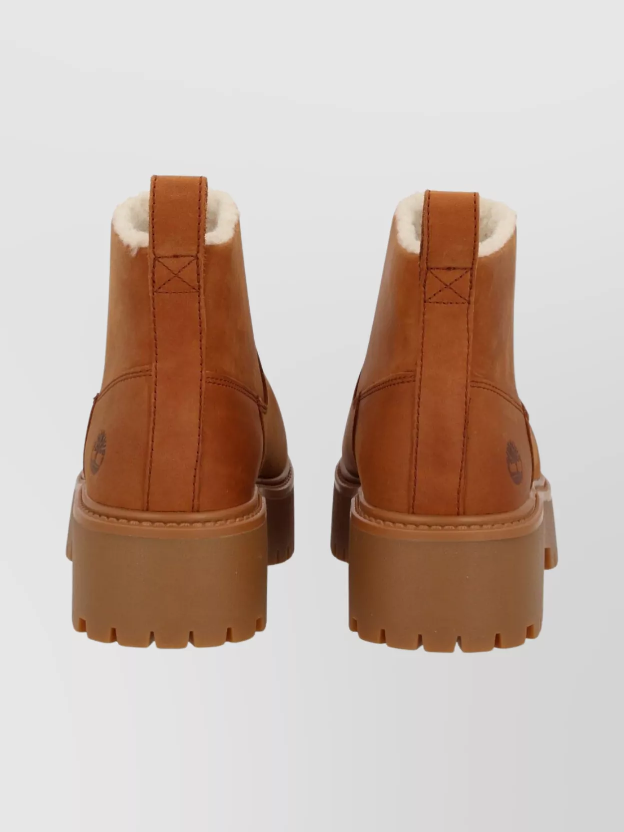 Timberland Ankle Boots With Lug Sole And Pull Tab