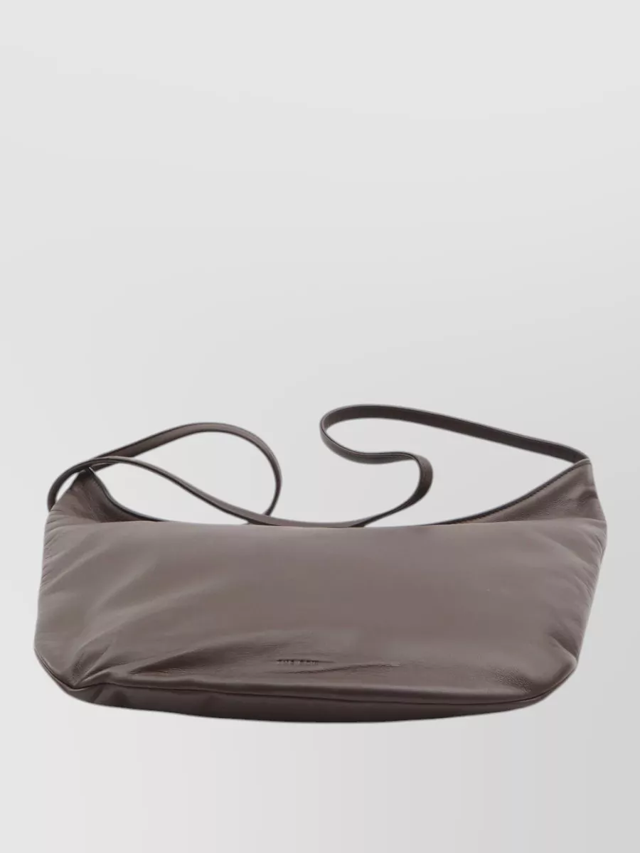 The Row Izzy North South Crossbody Leather Bag