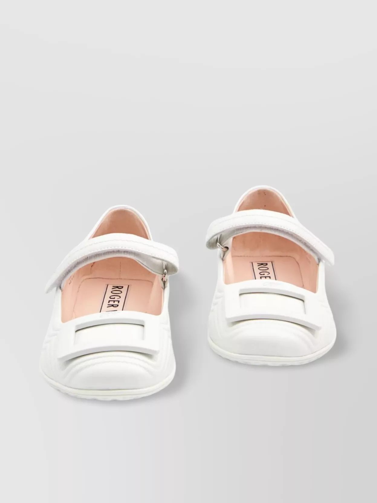 Roger Vivier Low Mary Janes Ballerina In Nappa Leather