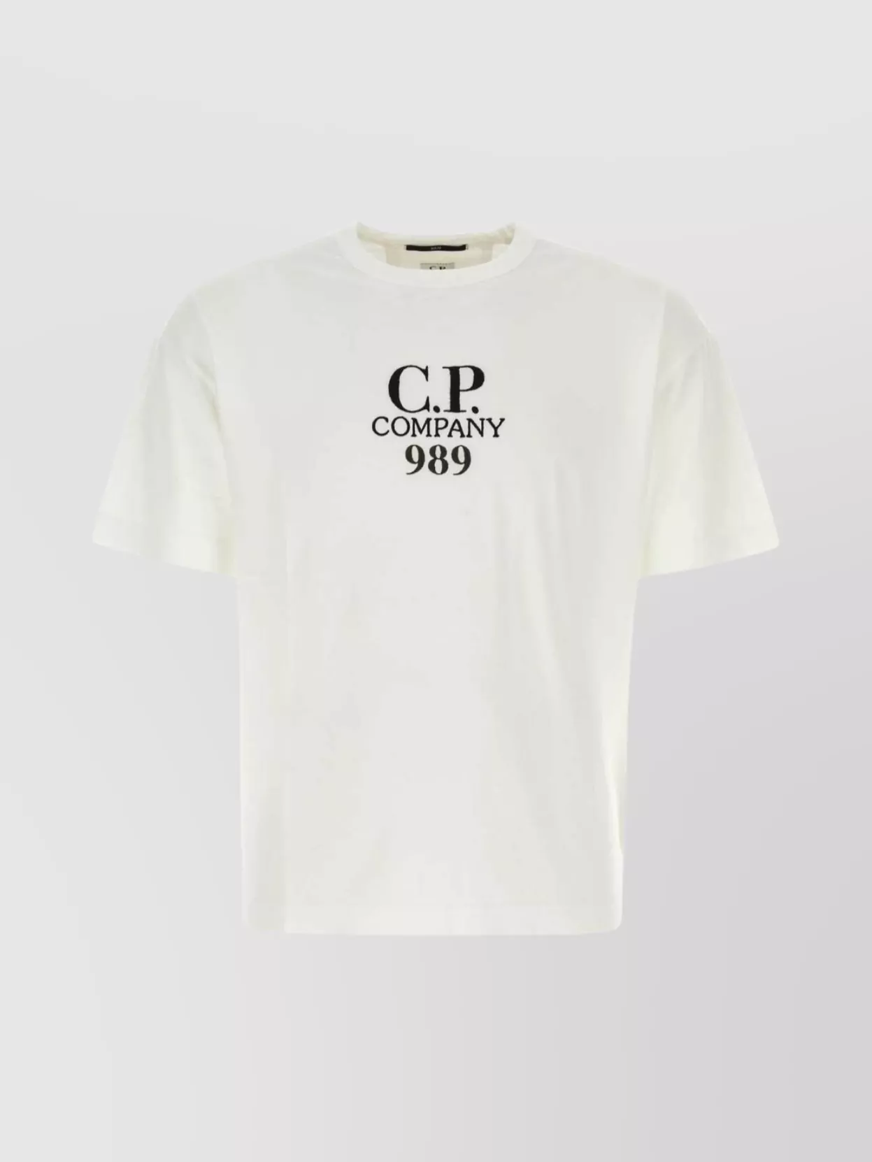 Shop C.p. Company Cotton Crew Neck T-shirt Straight Hem