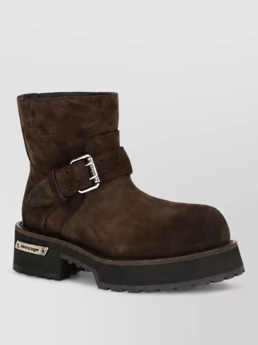 Balenciaga leather ankle boots