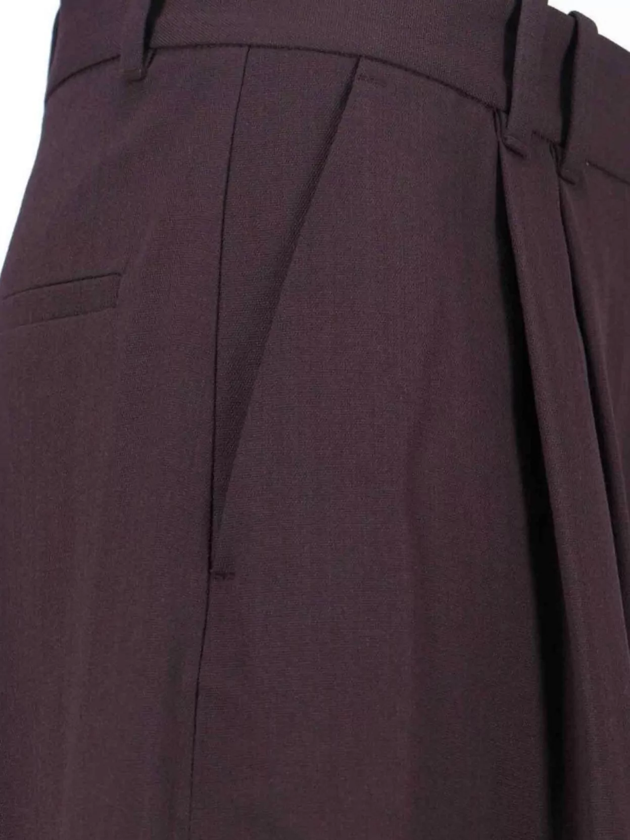 Studio Nicholson Straight Trousers With Pleats And Pockets
