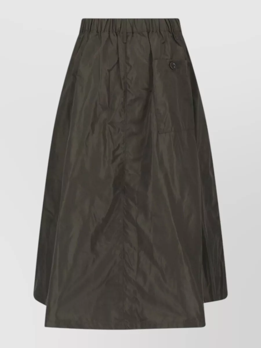 Aspesi Pleated Knee-Length Skirt