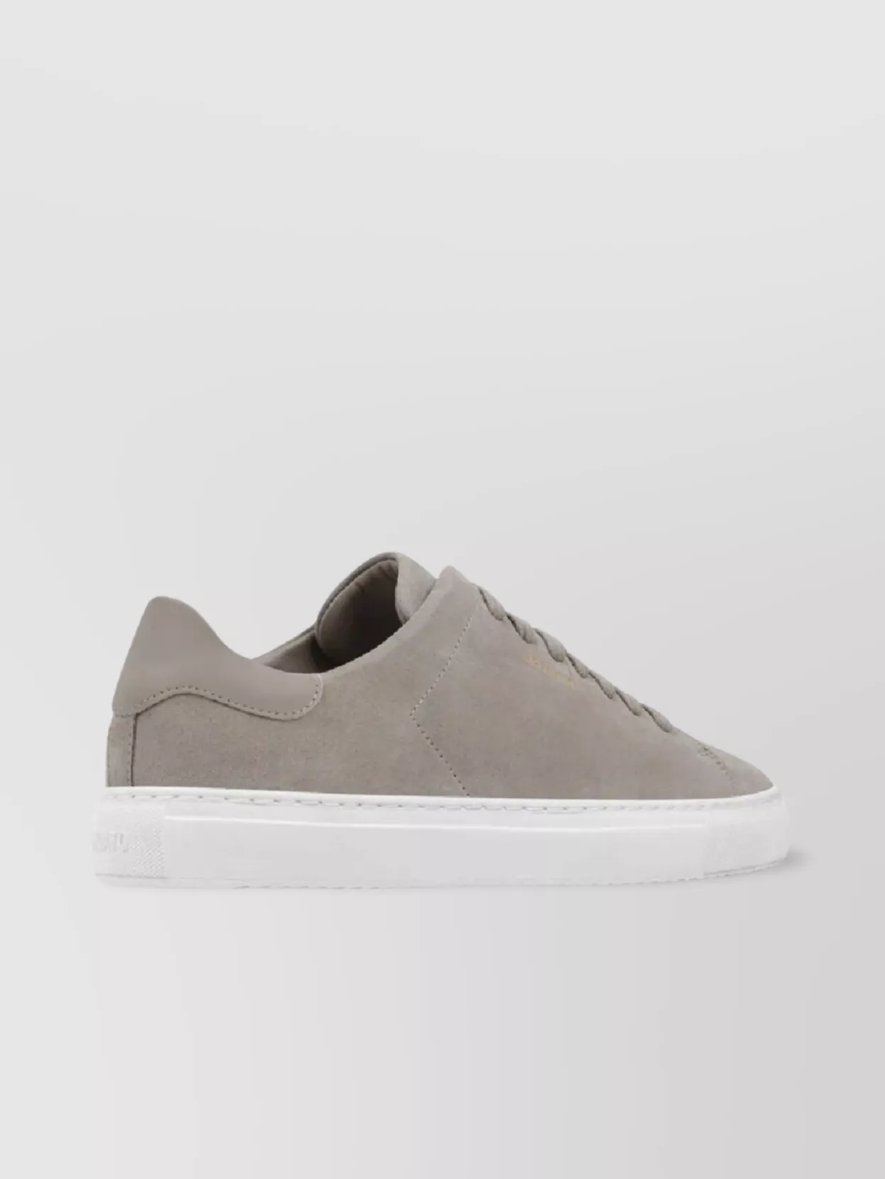 Axel Arigato Suede Round Toe Rubber Sole Sneaker