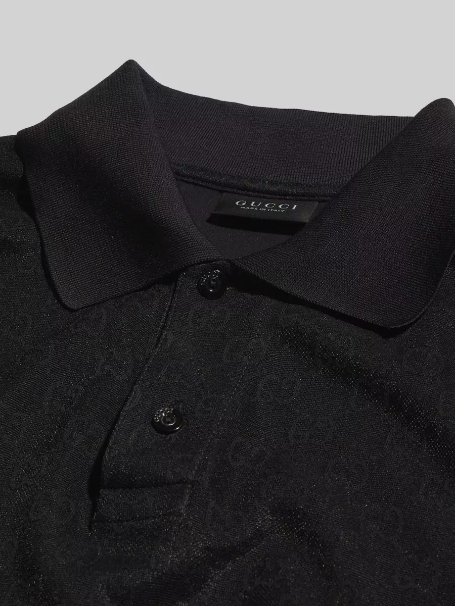 Gucci Gg Jacquard Polo Shirt