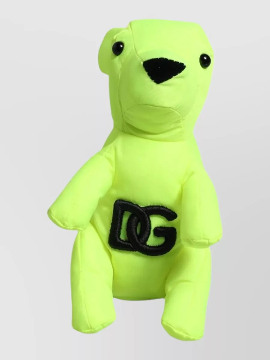 Dolce&Gabbana Bear Embroidered Logo Keychain
