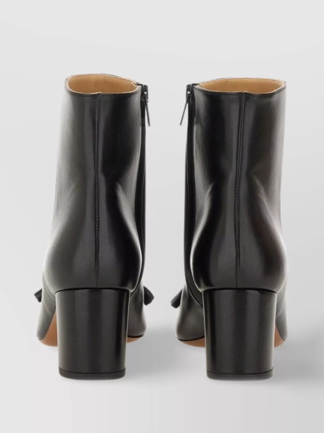 Valentino Garavani Bow Detail Block Heel Ankle Boots