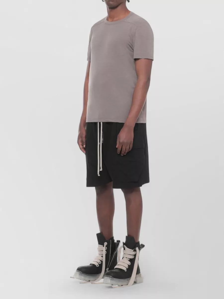 Rick Owens Silk Blend Short-Sleeve T-Shirt