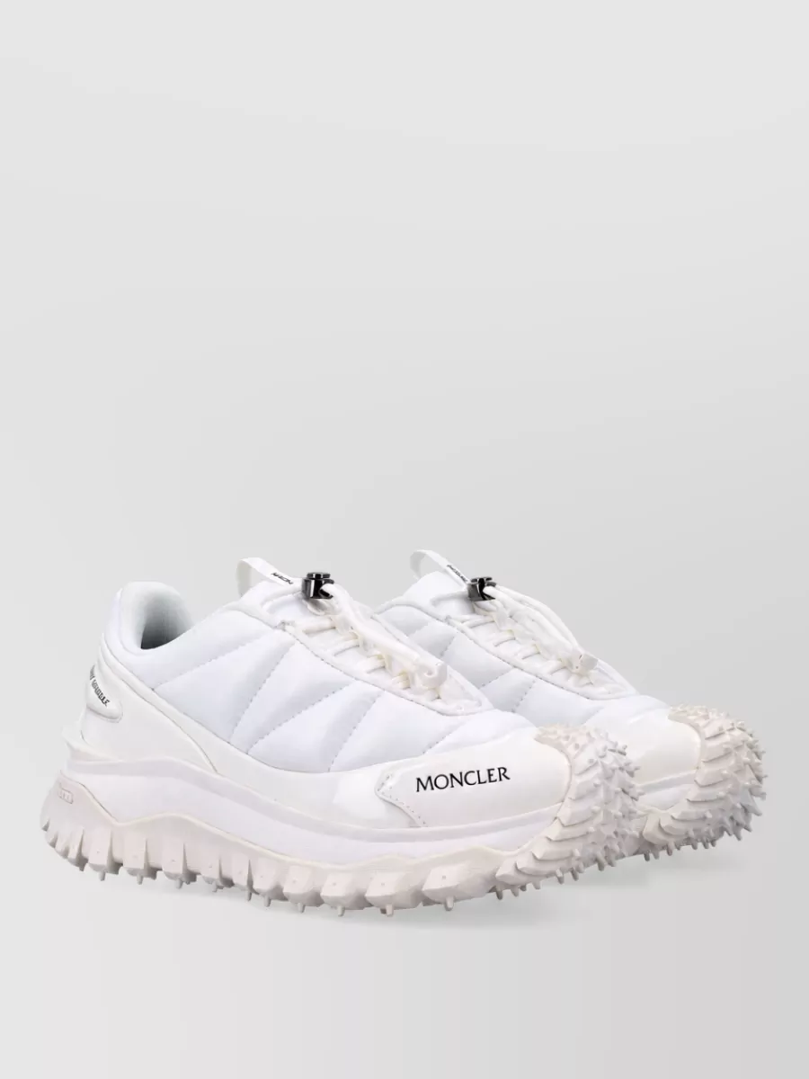 Moncler leather slip-on sneakers