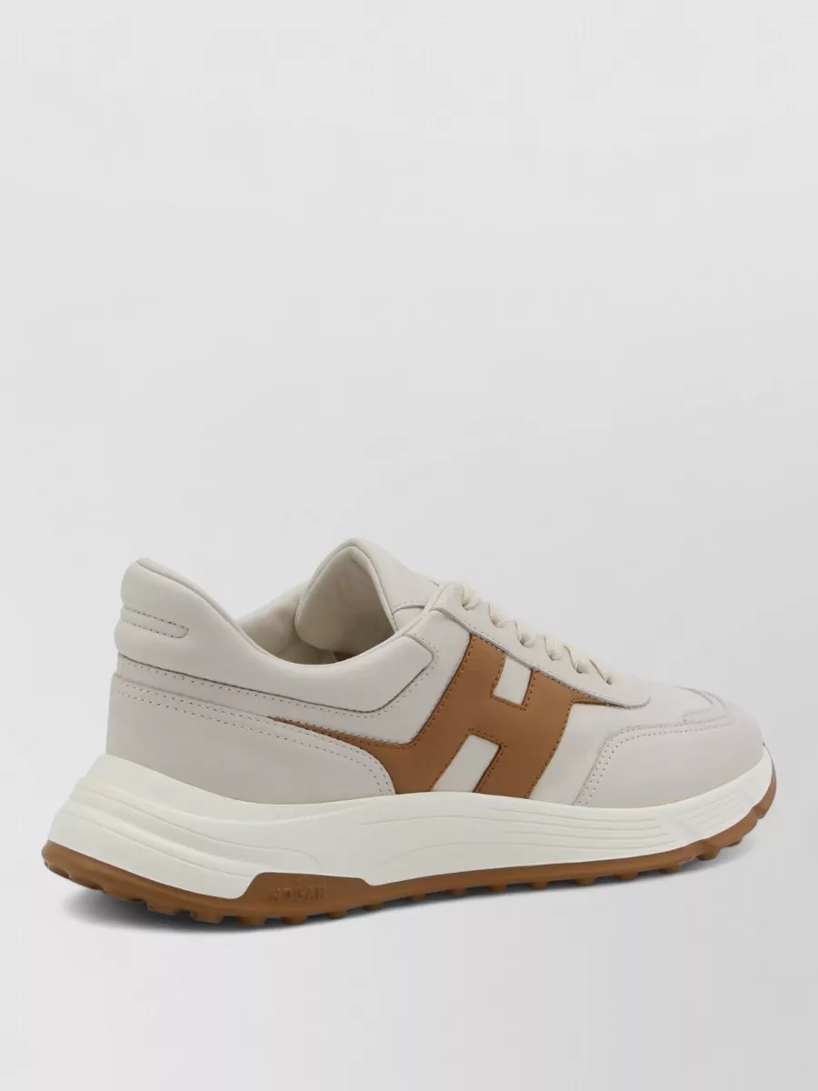 Hogan Casual Sneakers With Contrasting Rubber Sole