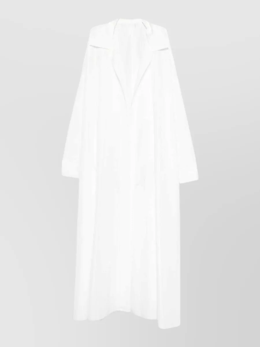 Norma Kamali Long-sleeve shirt cape