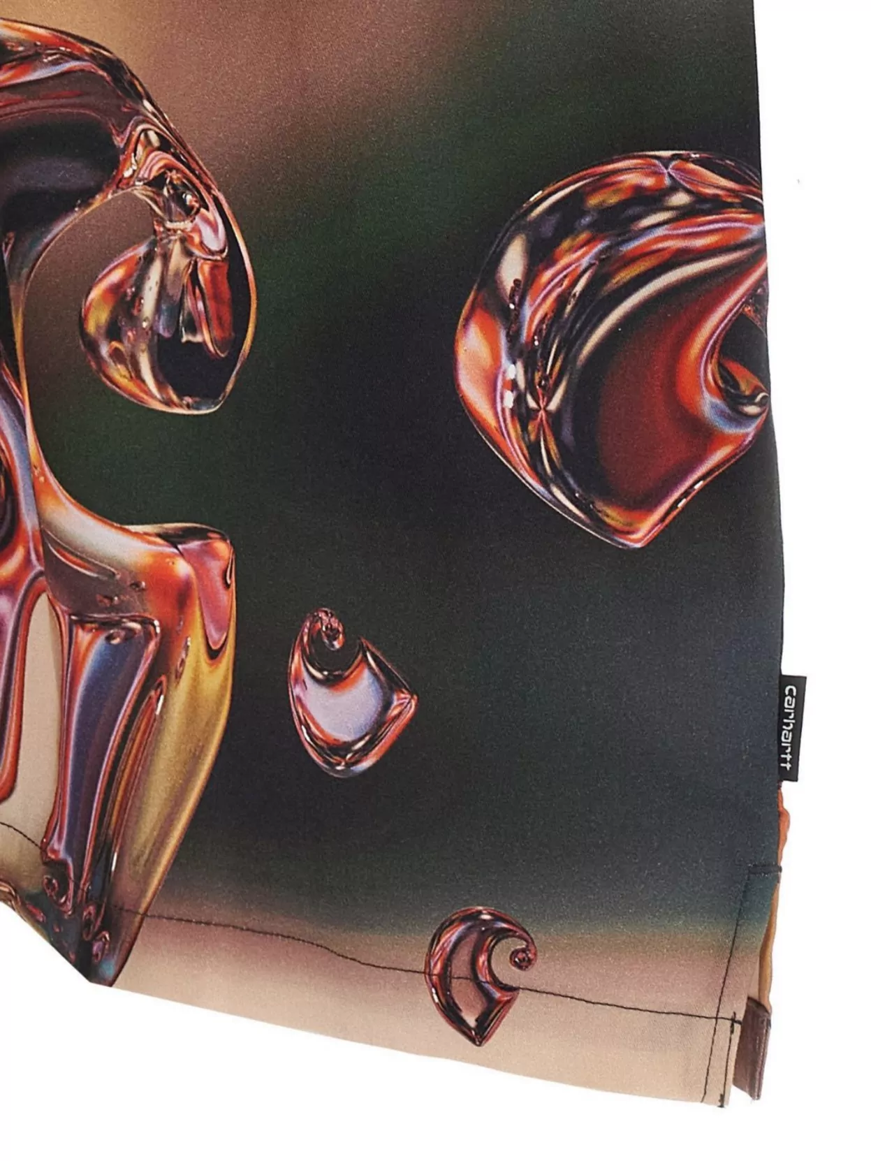 Carhartt Wip 'Sunshine Chrome' Short Sleeves Shirt With Spread Collar