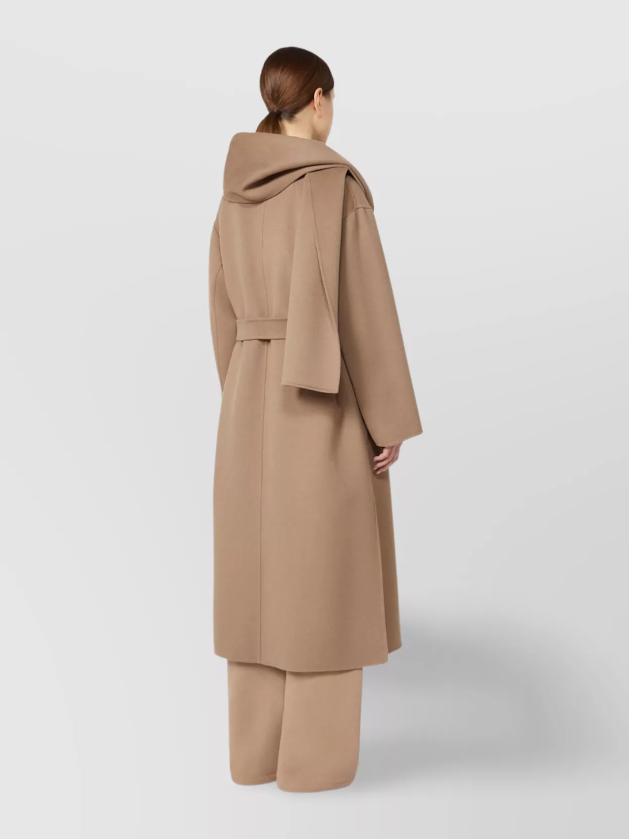 S Max Mara Waist Belted Long Length Coat