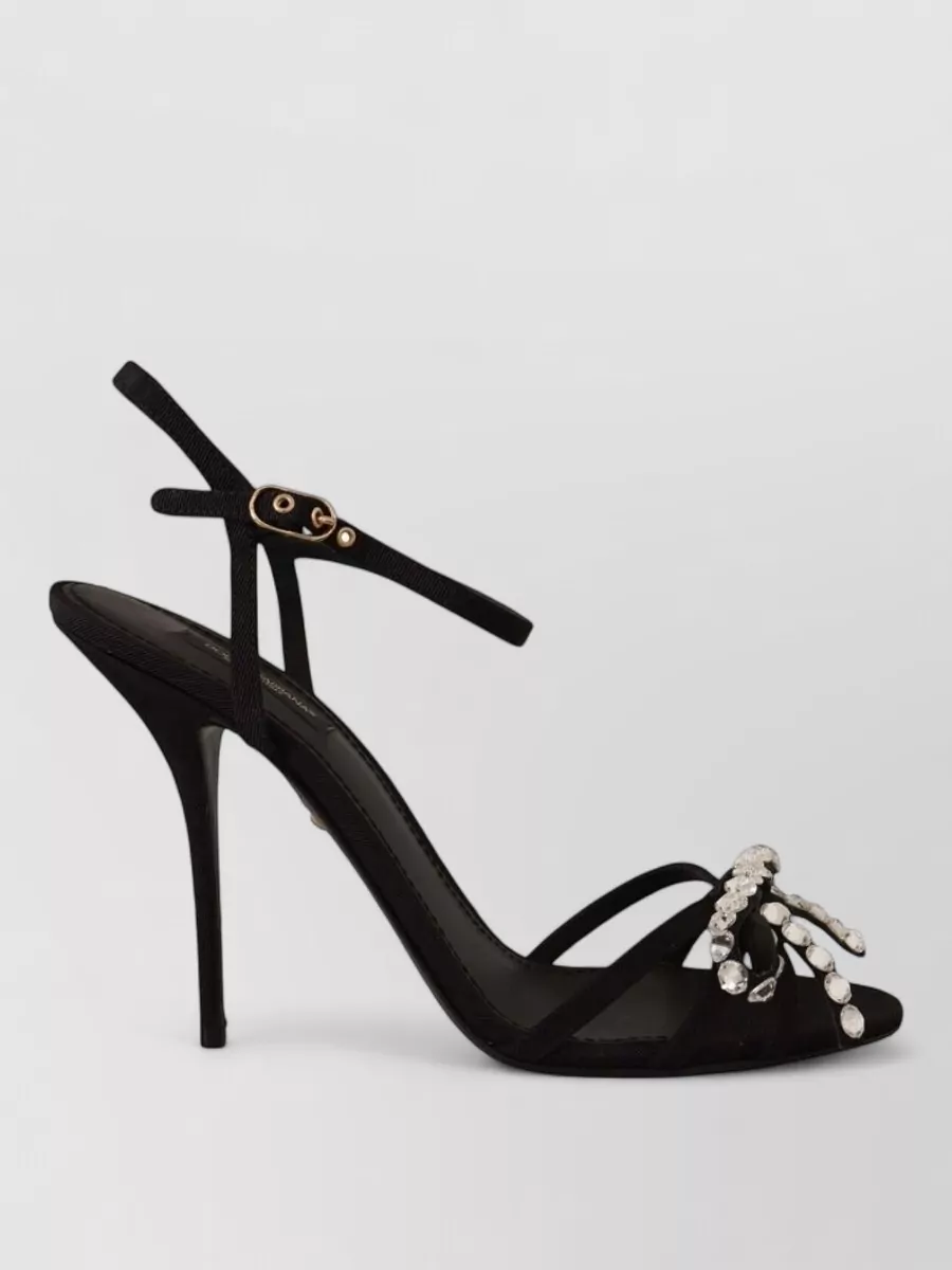 Dolce&Gabbana Crystal Embellished Ankle Strap Sandals