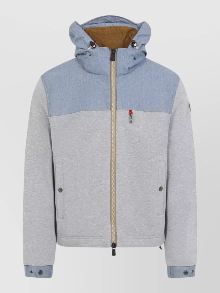 Moncler Grenoble Cotton Hooded Zip-Up Jacket