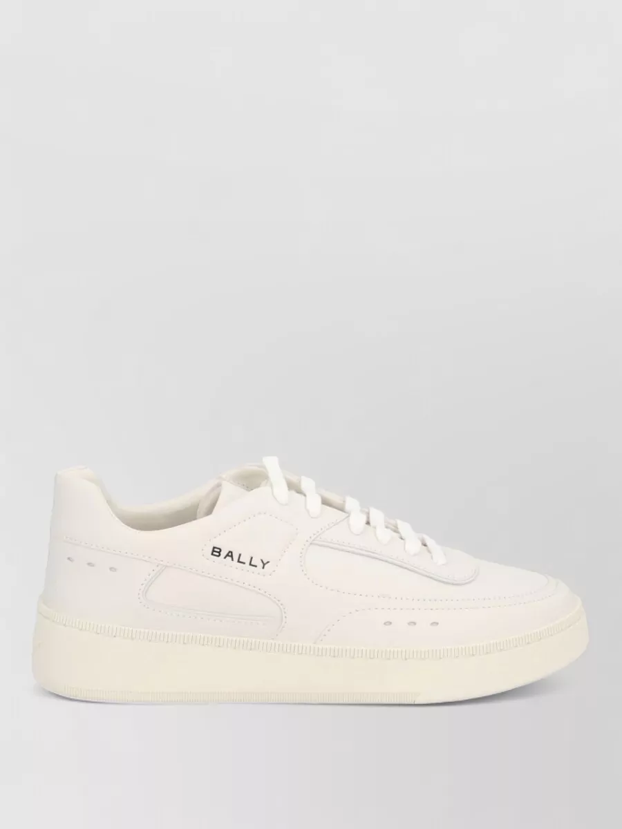 Bally Leather Lace-Up Sneakers