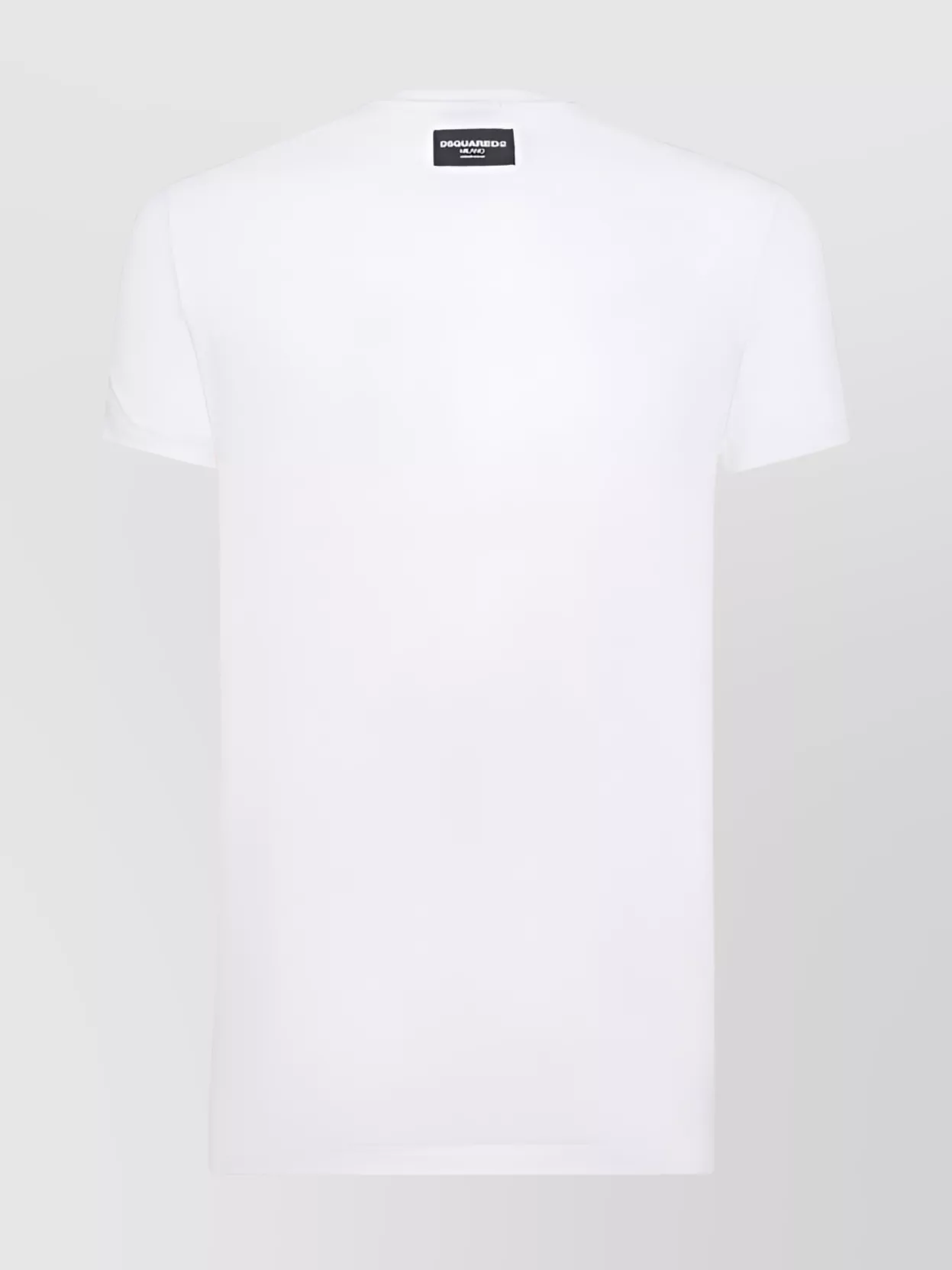 Dsquared2 Crew Neck Short Sleeve Fitted T-shirt In White