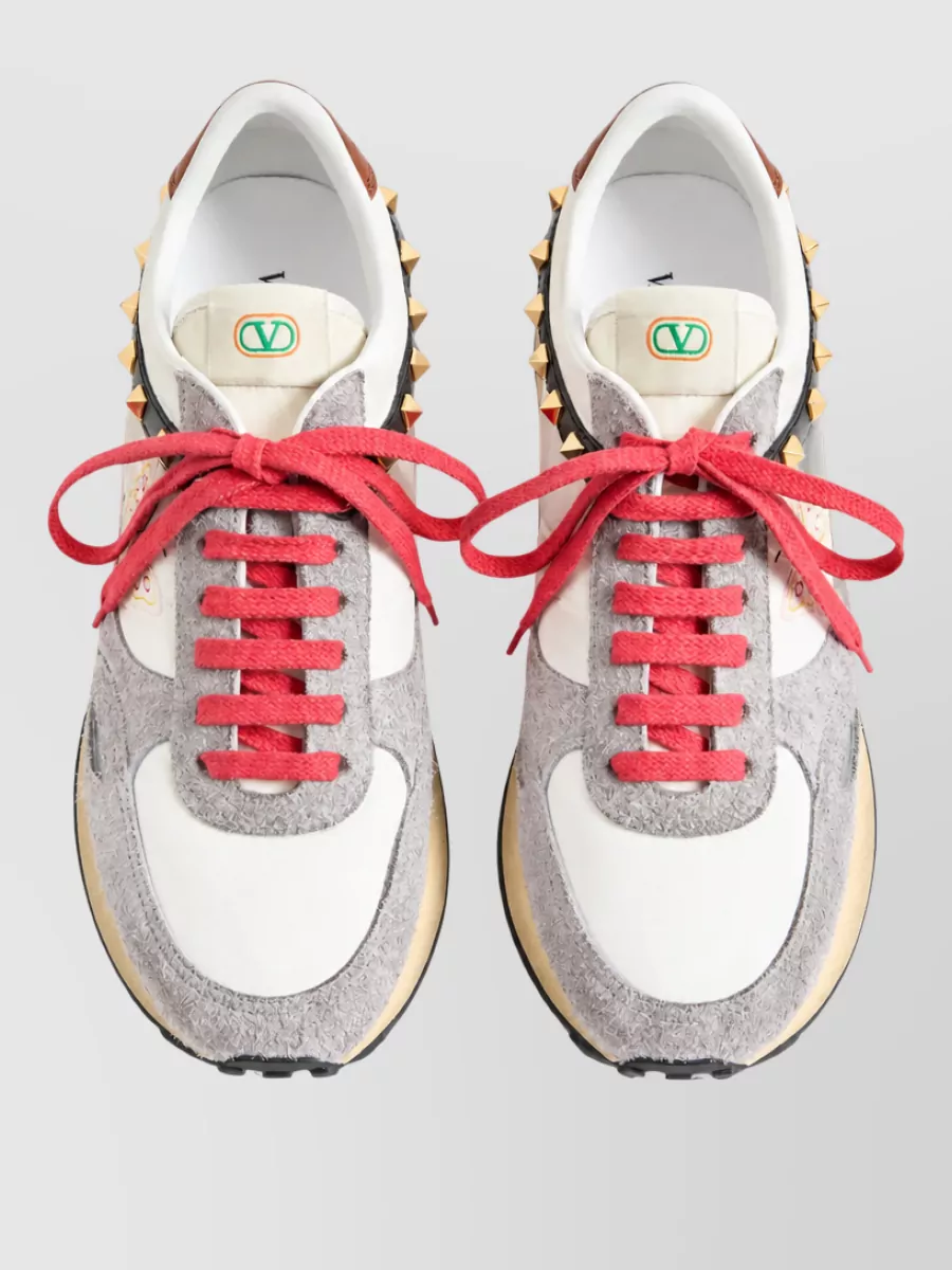 Valentino Leather Low-Top Sneakers